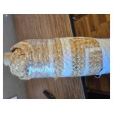 $80 My Texas House White Scallop Jute Area Rug, 4