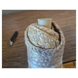 $80 My Texas House White Scallop Jute Area Rug, 4