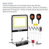 $99 GOOX Portable All-in-One Paddle Sport Set with Net