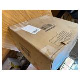 Set of 2 Swivel Dining Chairs, Low Back, Armless, Walnut Finish