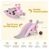 $150 Costway 4-in-1 Rocking Horse Slide Set w/Basketball Hoop