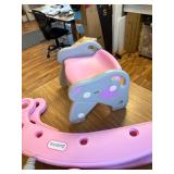 $150 Costway 4-in-1 Rocking Horse Slide Set w/Basketball Hoop