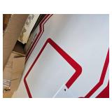 $70 Costway Wall Mounted Basketball Hoop, Shatter-Proof Backboard