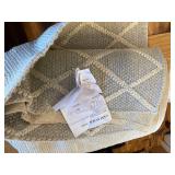 $695 SAFAVIEH Natura Geometric Wool Rug, Silver/Ivory, 9