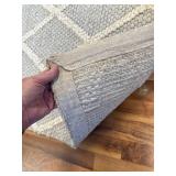 $695 SAFAVIEH Natura Geometric Wool Rug, Silver/Ivory, 9