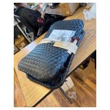 All Weather Outdoor Ottomans Set with Sturdy Metal Legs