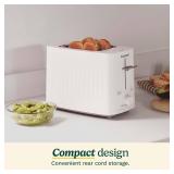 Cuisinart Soho 2-Slice Toaster, 7 Settings, Rear Cord, Truffle