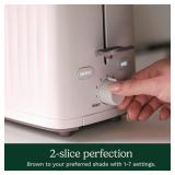 Cuisinart Soho 2-Slice Toaster, 7 Settings, Rear Cord, Truffle