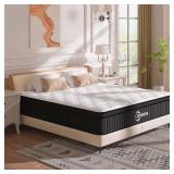 $200 Queen Hybrid Mattress, 12 Inch, Medium Firm, Breathable