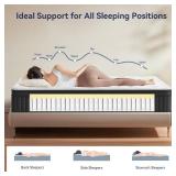 $200 Queen Hybrid Mattress, 12 Inch, Medium Firm, Breathable