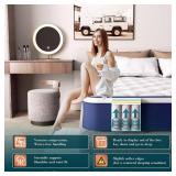 $159 12 Inch Hybrid Queen Mattress - Gel Memory Foam, 60x80 In