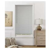 Mainstays Cordless Darkening Vinyl Blind, Gray, 58"W x 64"L