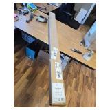 Mainstays Cordless Darkening Vinyl Blind, Gray, 58"W x 64"L