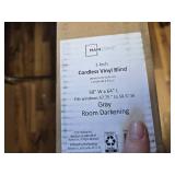 Mainstays Cordless Darkening Vinyl Blind, Gray, 58"W x 64"L