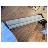 Mainstays Cordless Darkening Vinyl Blind, Gray, 58"W x 64"L