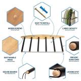 $100 Hang 11 Surfboard Rack - Wall Mount, Holds 5-6 Boards