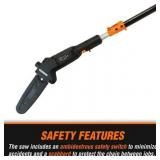 $57 WEN 6-Amp 8-Inch Electric Pole Saw with 8.75-Foot Reach