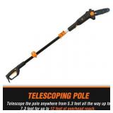 $57 WEN 6-Amp 8-Inch Electric Pole Saw with 8.75-Foot Reach
