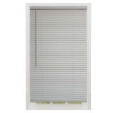 Mainstays Cordless Room Darkening Vinyl Blind, Gray, 34"W x 64"L