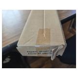 Mainstays Cordless Room Darkening Vinyl Blind, Gray, 34"W x 64"L