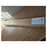 Mainstays 1" Cordless Room Darkening Vinyl Blind, Gray, 34"x64"