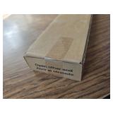 Mainstays 1" Cordless Room Darkening Vinyl Blind, Gray, 34"x64"