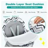 $190 Babyjoy 8-in-1 High Chair Convertible Booster Seat Gray/White