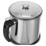Stainless Steel Oil Filter Pot Grease Separator Jar Strainer