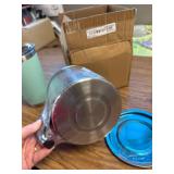 Stainless Steel Oil Filter Pot Grease Separator Jar Strainer