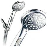 PowerSpa 7-Setting Hand Shower with Pause Switch, Chrome