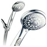 PowerSpa 7-Setting Hand Shower with Pause Switch, Chrome