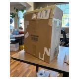 $107 2-in-1 Patio Umbrella Base Planter in Black with Wheels