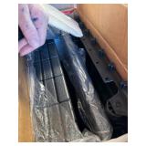 $107 2-in-1 Patio Umbrella Base Planter in Black with Wheels