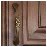 3in. C2C Antique Brass Braided Cabinet Pulls (9-Pack)