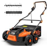$150 16-Inch 15.5 Amp Electric Dethatcher- Orange