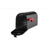 $65 Architectural Mailboxes MB1 Black Post Mount Mailbox and Post