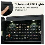 $179 Costway Lockable Mirrored Jewelry Cabinet with LED Lights