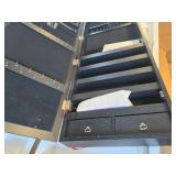 $179 Costway Lockable Mirrored Jewelry Cabinet with LED Lights