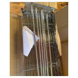 IZEUK 3 Tier Steel Shelf, 450LBS (17.7"W x 11.8"D x 26.3"H, Grey)