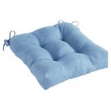 Greendale Home Fashions 20" Blue Heather Outdoor Seat Cushion