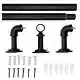 Better Homes & Gardens Industrial Pipe Curtain Rod, 120-180"