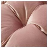 TWO Pack Home Decor Collection 20x20 Old Rose Decorative Floor Pillow