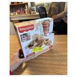 Fisher-Price Wooden Coffee Set, 15-Piece Cafe Playset, Ages 3-5