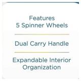 $93 Protege Trulite 30" Softside CHECKED Luggage, Black