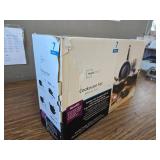 Mainstays 7 Pc Non-Stick Aluminum Cookware Set, Black