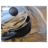 Mainstays 7 Pc Non-Stick Aluminum Cookware Set, Black