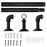 Better Homes & Gardens 1" Pipe Curtain Rod 42-120" Wrought Iron