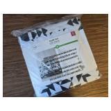 Mainstays 7 Piece Black & White Quilt Set with Sheets, Full