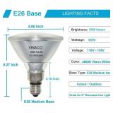 $47 PAR38 Flood Light, 4 Pack Dimmable 150W 120V, 2800K Warm White