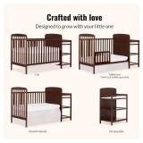 $199 Dream On Me Anna 3-in-1 Crib & Changing Table, Espresso